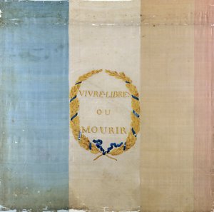 Tricolore with the motto 